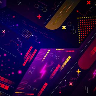 Colorful digital art illustration HD wallpaper