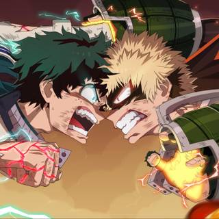 Bakugo Halloween wallpaper