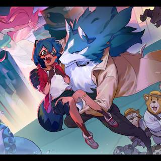 Michiru x Shirou wallpaper