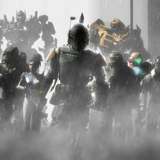 Transformers movie battles wallpaper