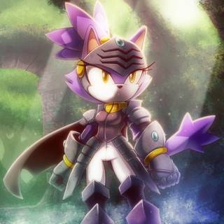 Blaze The Cat Sonic wallpaper
