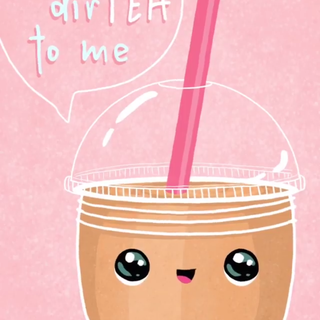 Kawaii milk wallpaper