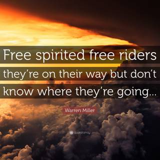 Free spirited life wallpaper