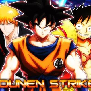 Goku, Naruto, Ichigo wallpaper