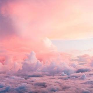 Cute pink sky wallpaper