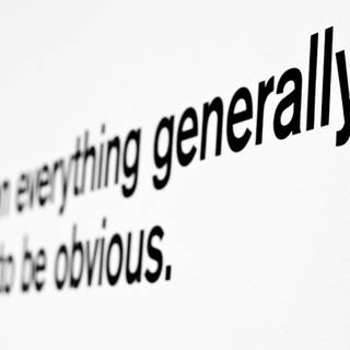 Question everything wallpaper