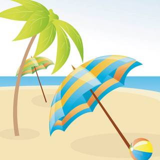 Summer season animation wallpaper