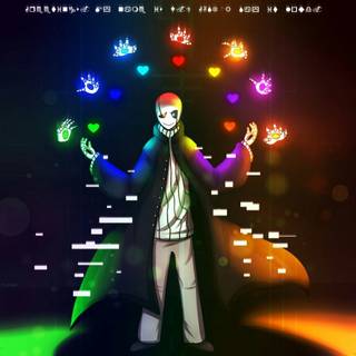 Glitchtale Gaster wallpaper