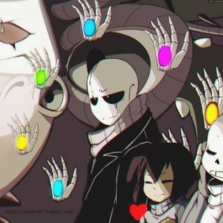 Glitchtale Gaster wallpaper