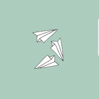 Paper plane wallpaper