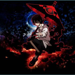 Halloween anime PS4 wallpaper