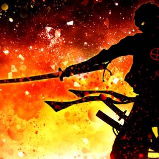 Halloween devil fire wallpaper