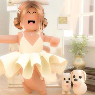 Aesthetic Roblox girls wallpaper