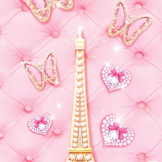 Diamond butterfly wallpaper