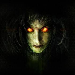 Halloween horror face wallpaper