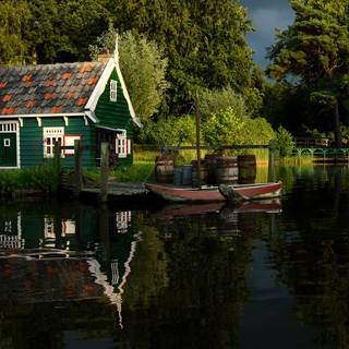 Nature house wallpaper