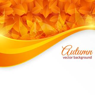 Autumn warm abstract wallpaper