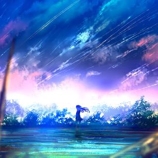 Anime laptop 4k wallpaper