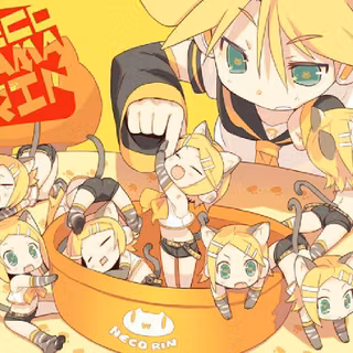 Kawaii Rin and Len wallpaper