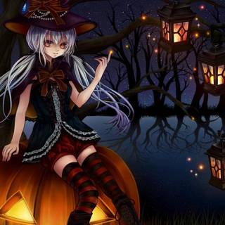 Anime witch wallpaper