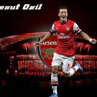 Ozil and Ronaldo wallpaper