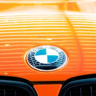 Orange BMW wallpaper