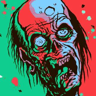 Cartoon zombies wallpaper