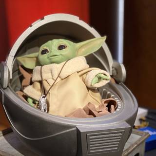 Baby Yoda Happy Halloween wallpaper