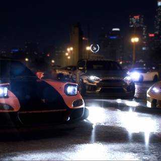 Car night wallpaper