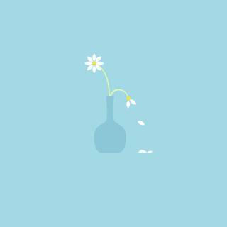 Minimalist flower wallpaper