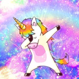 Unicorn cartoon wallpaper