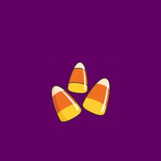 Purple and orange Halloween wallpaper