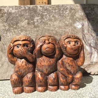 Three wise monkeys wallpaper