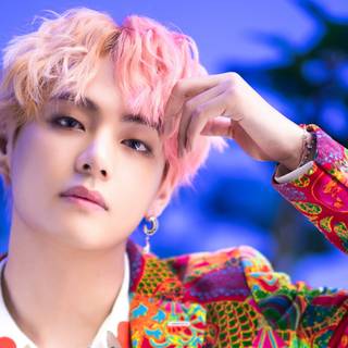 V from BTS wallpaper