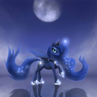 Moonlight Pony wallpaper