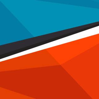 Red, orange and blue wallpaper