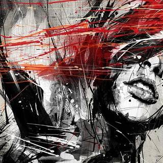 Black women paint wallpaper