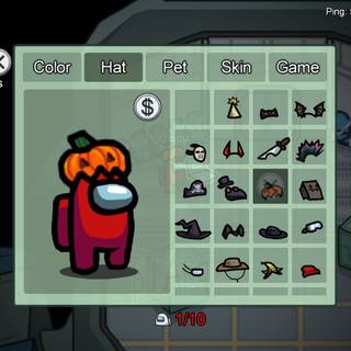 Amoung Us Halloween wallpaper