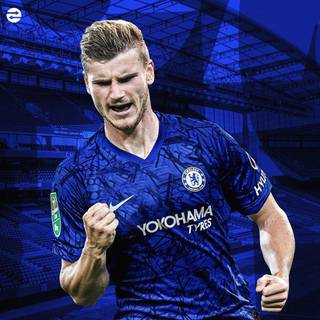 Timo Werner Chelsea wallpaper