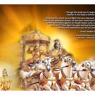 Krishna and Arjun wallpaper