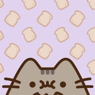 Pusheen autumn wallpaper