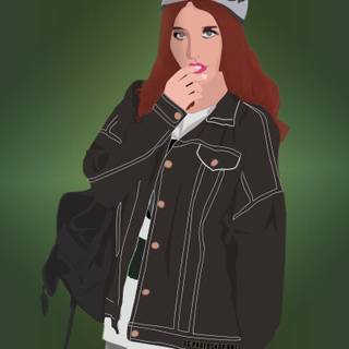 Swag anime girl wallpaper