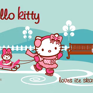 Kawaii winter wallpaper