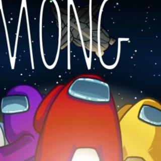 Among Us red wallpaper