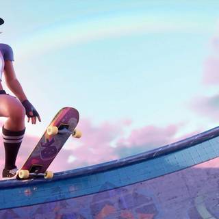 Summer girl Fortnite wallpaper