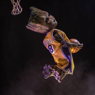 Basketball Groot wallpaper