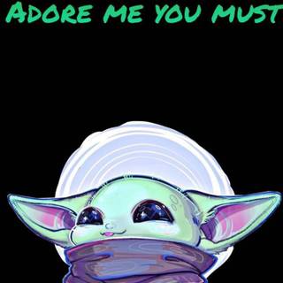 Baby Yoda poster wallpaper