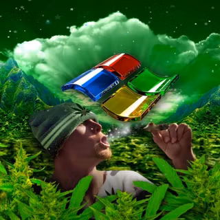 Computer weed wallpaper
