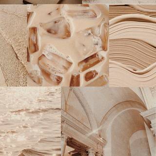 Aesthetic Tumblr brown wallpaper