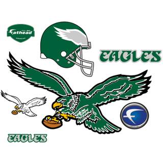 Retro Philadelphia Eagles logo wallpaper